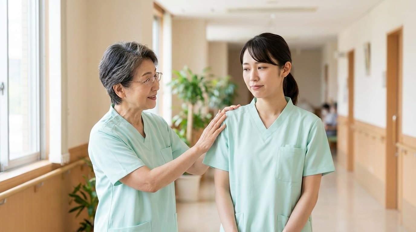 患者・家族からのカスハラに向き合う看護師を支えるイメージ画像